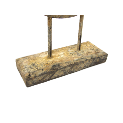 Rzeźba drewniana na podstawie Ozdoba drewniana Koło